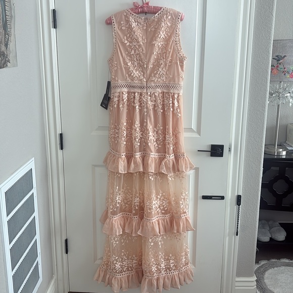 Lulu's Blush Lace Detail Dress - Picture 4 of 7
